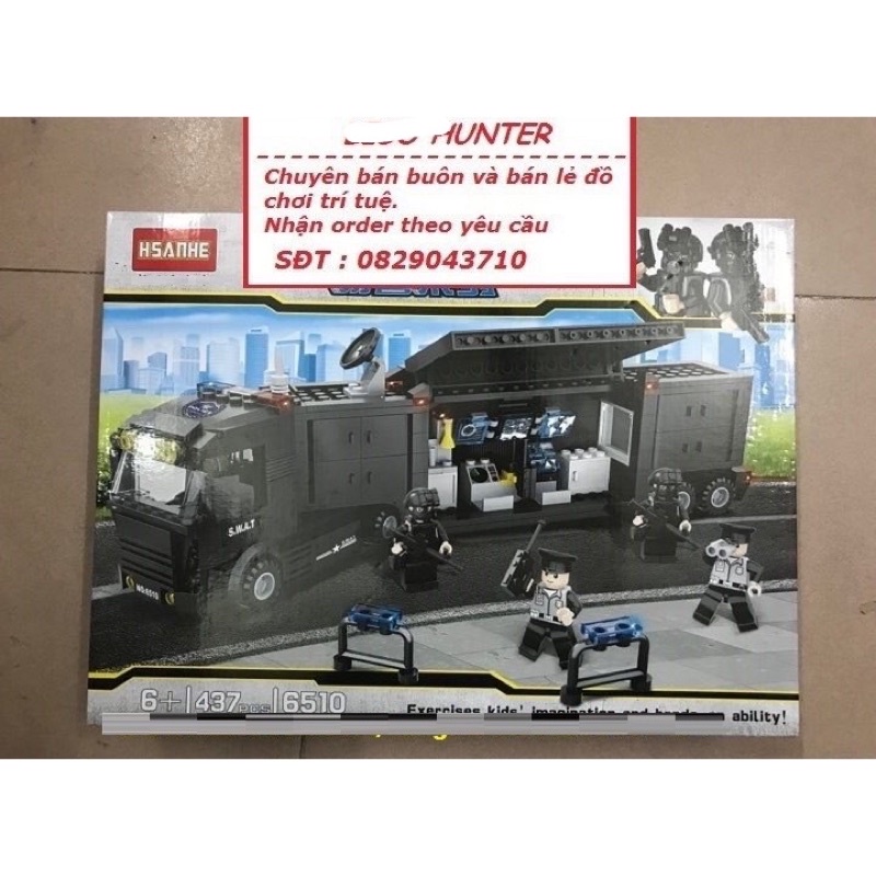 Swat mô hình lắp ráp Xe tải thông tin chỉ hủy chiến dịch Hsanhe 6510