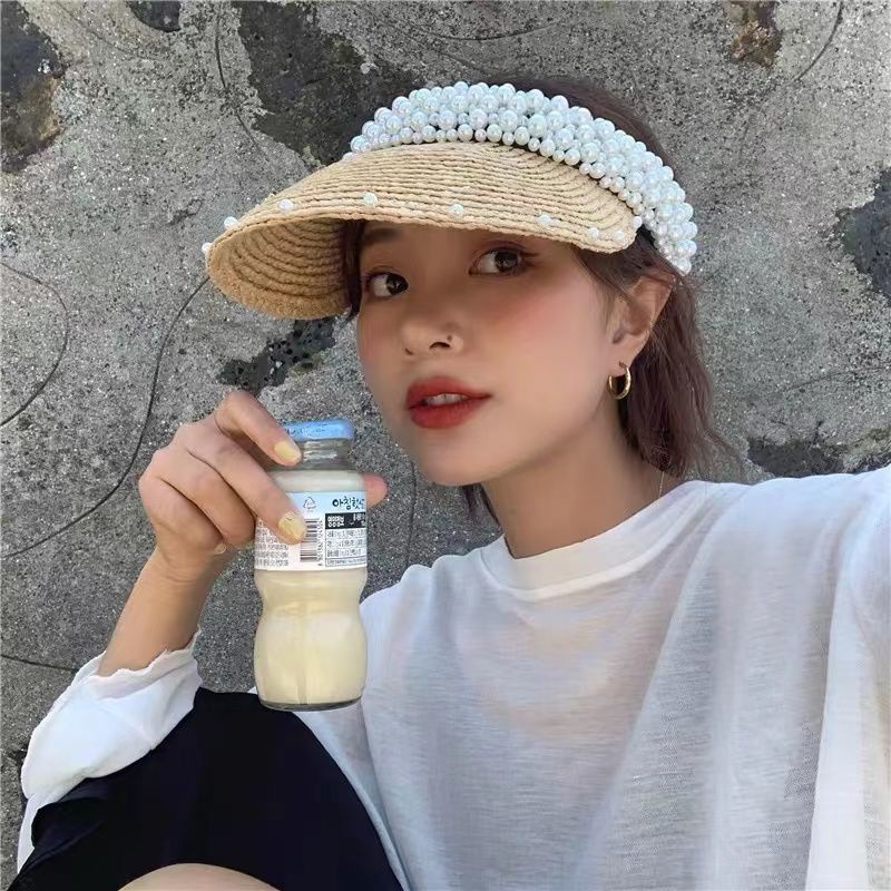 Mũ Lưỡi Trai Hở Chóp Che Mặt Chống Nắng Phong Cách Hàn Quốc Thời Trang Mùa Hè Cho Nữ