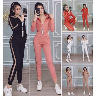 [CAO CẤP] Bộ đồ thể thao hot girl Fendy TT251 [HÀNG XUẤT NHẬT-HÀN]