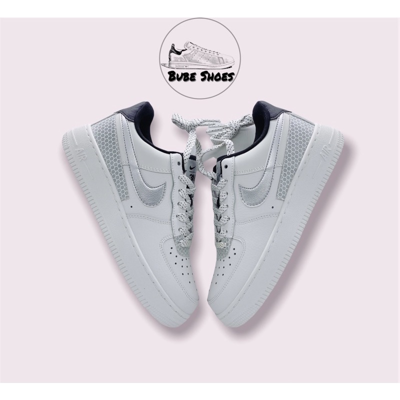  (Giày AUTH) Giày Nike Air Force 1 3M xám chính hãng