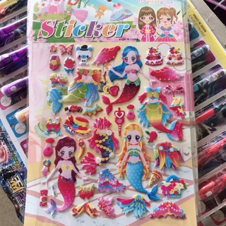 Sticker Búp Bê Thay Quần Áo Bản To
