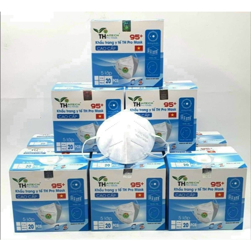 Khẩu trang TH PRO MASK hộp 20cái , có van và không van.
