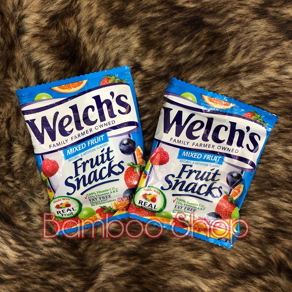 Combo 10 gói Kẹo Dẻo Trái Cây Welch's Fruit Snacks