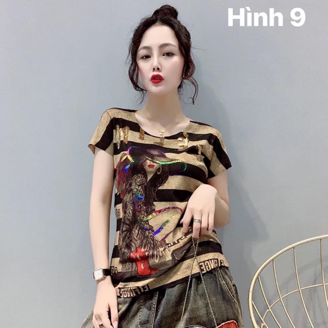 [HÀNG ORDER] Áo thun nữ hoạ tiết in 3D hai mặt cực phong cách  hàng nhập QC cao cấp kèm ảnh thật minh hoạ | BigBuy360 - bigbuy360.vn