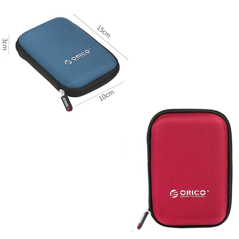 Bộ 2 Hộp Đựng Ổ Cứng Ngoài Orico Phd-25 2.5 Inch Hdd Ssd (Màu Đỏ Và Xanh Dương)