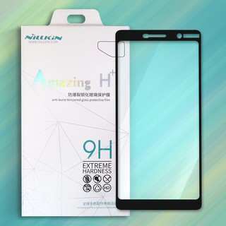 Dán cường lực Nokia 7 Plus hiệu Nillkin Full màn hình Đen