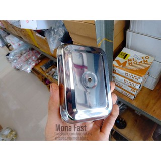 Nắp INOX đậy lỗ pô e xe cub 78