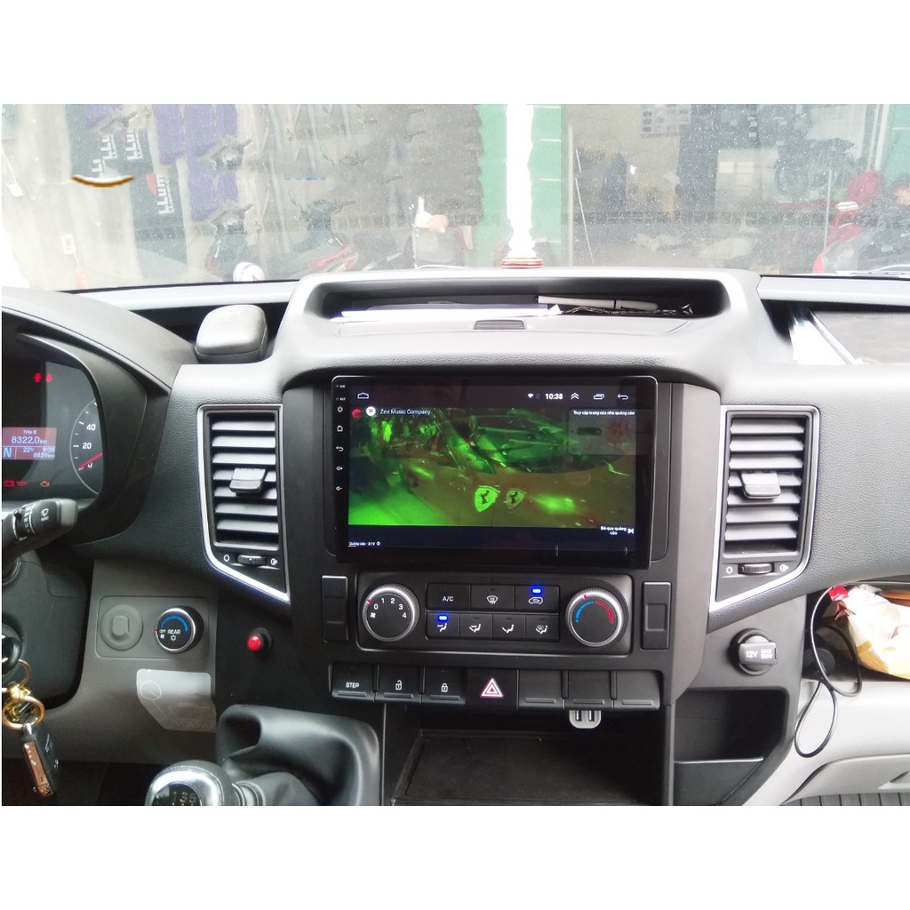 Mặt dưỡng kèm dây nguồn zin lắp màn hình Android cho xe HUYNDAI SOLATI