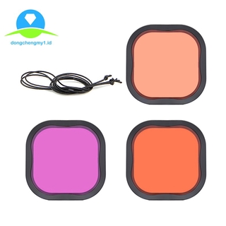 Filters Kit Red Magenta Snorkel Lens Color Filter for GoPro HERO 8 N7VN