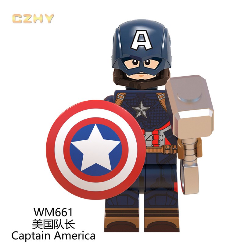 Bộ đồ chơi lego xếp hình kiểu Captain America cao cấp