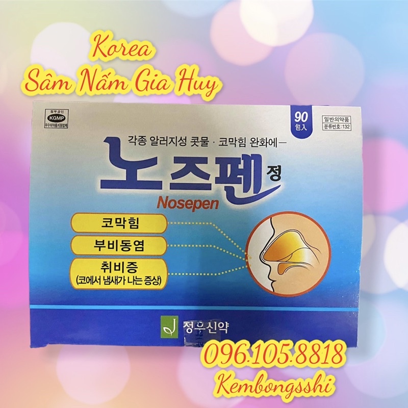 Viên Xo.ang Hàn Quốc, Hộp 90 Gói