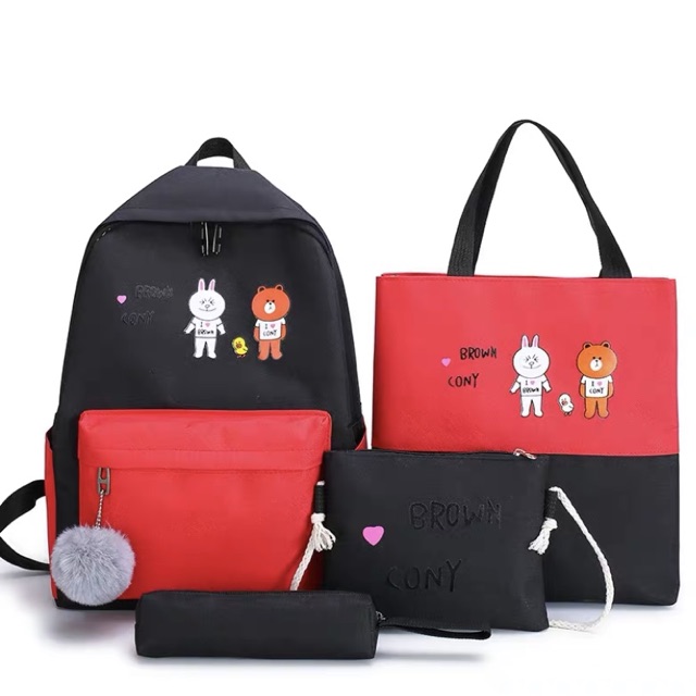 SET BALO 4 món - BROWN CONY SIZE LỚN