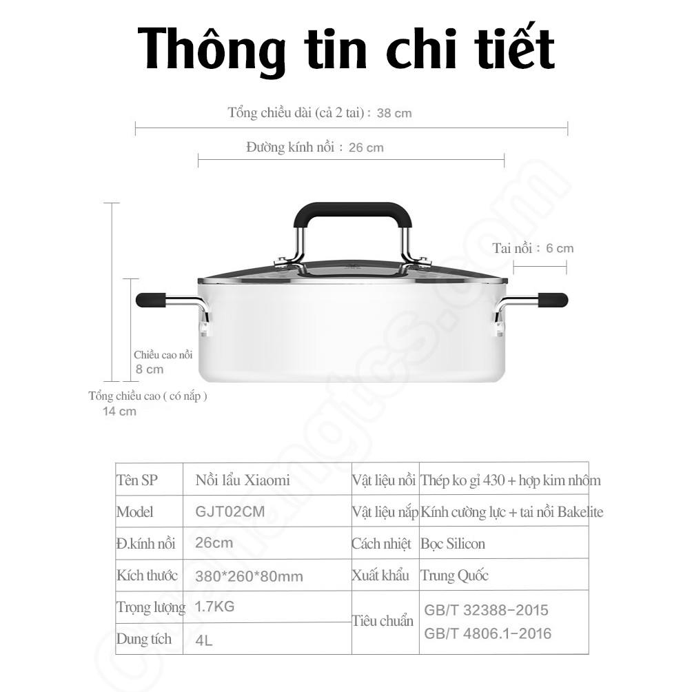 Nồi bếp từ Xiaomi MiJia Cooker GJT02CM