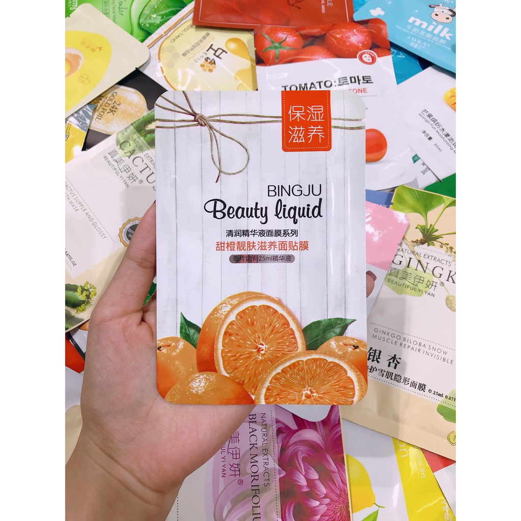 MẶT NẠ TRÁI CAM VITAMIN C - ORANGE MASK