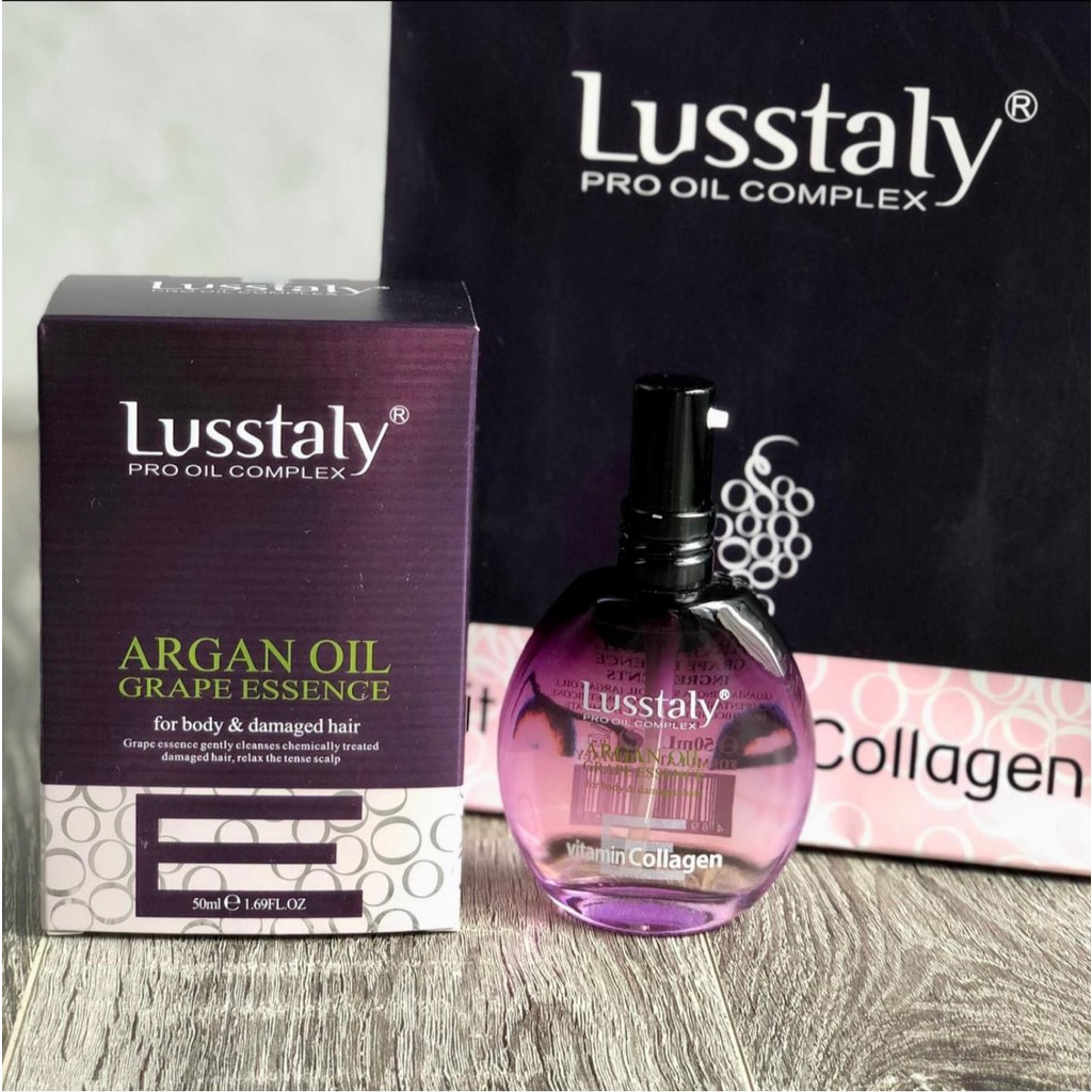 Tinh dầu dưỡng tóc móng mượt  Lusstaly Argan Oil 50ml