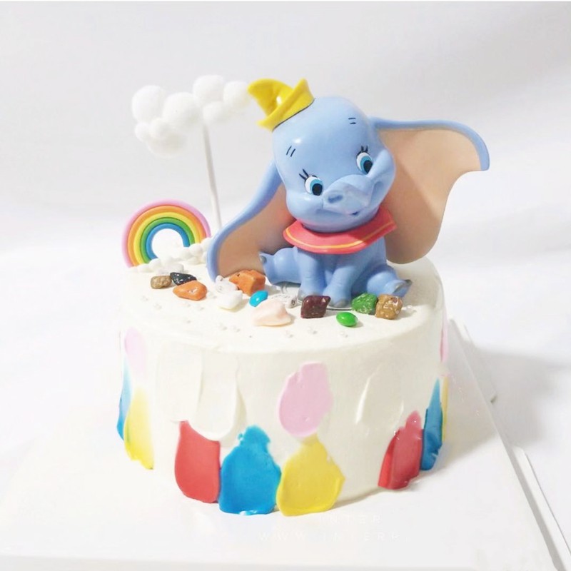 DISNEY Mô Hình Voi Dumbo 10cm Dễ Thương