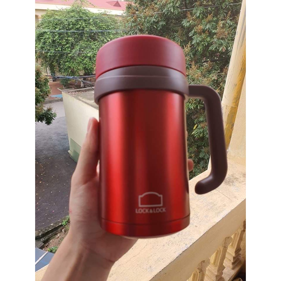 Ly giữ nhiệt Lock&Lock Filter Coffee Mug 400ml - Màu đỏ LHC4029R