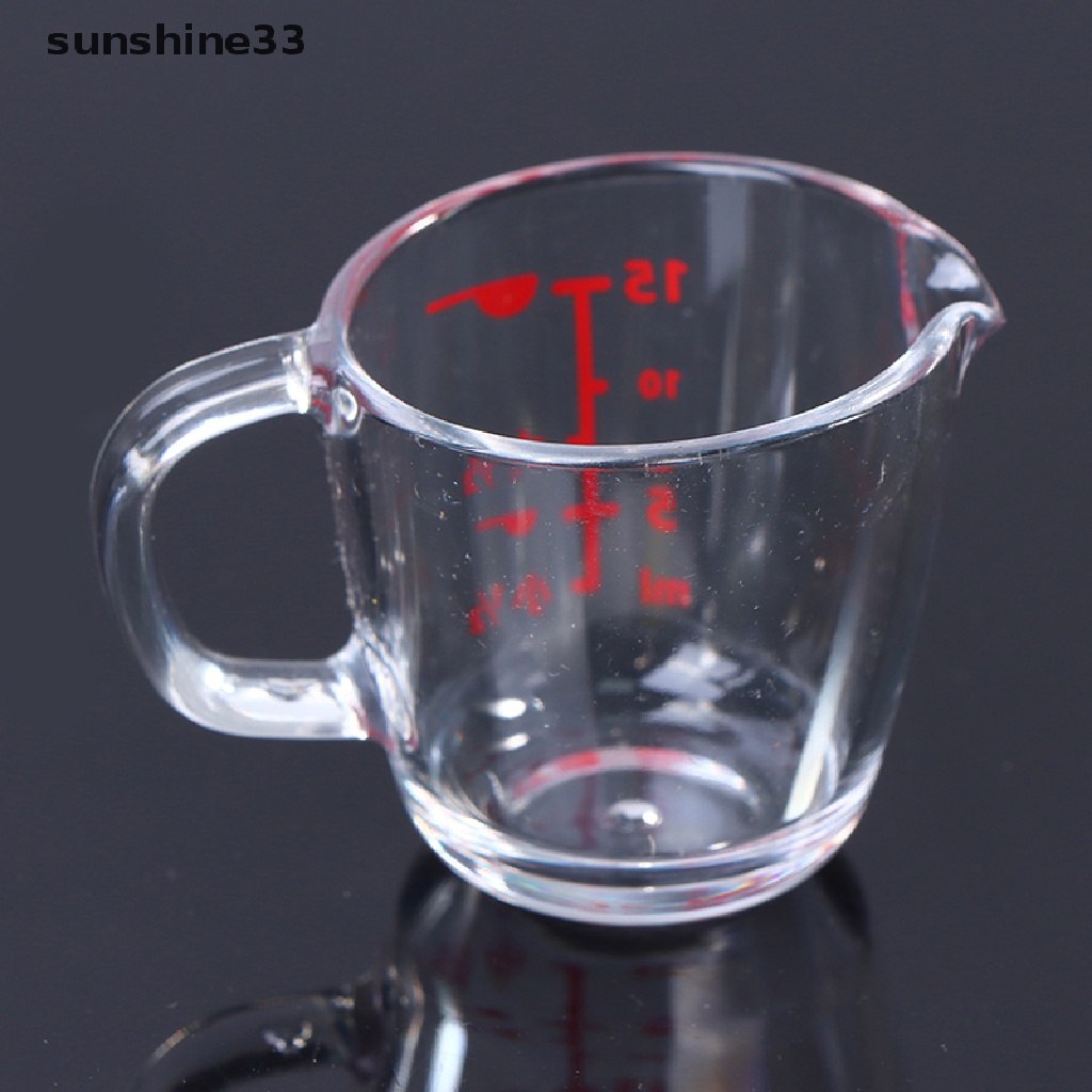 Cốc Đong Bằng Nhựa 15ml Tỉ Lệ 1: 12 Trang Trí Nhà Búp Bê