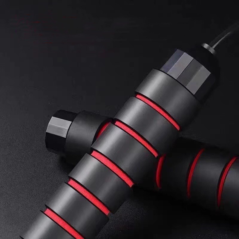Dây lõi thép dây nhảy thể lực kèm bạc đạn điều chỉnh chuyên nghiệp Gym thể thao giảm cân đốt calo điều chỉnh dễ dàng