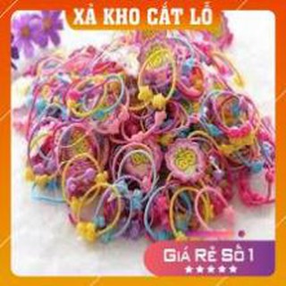 Sét 10 dây chun buộc tóc cho bé