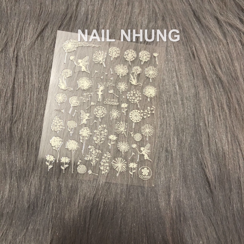 Sticker nail dạ quang dán móng tay - CY-WG