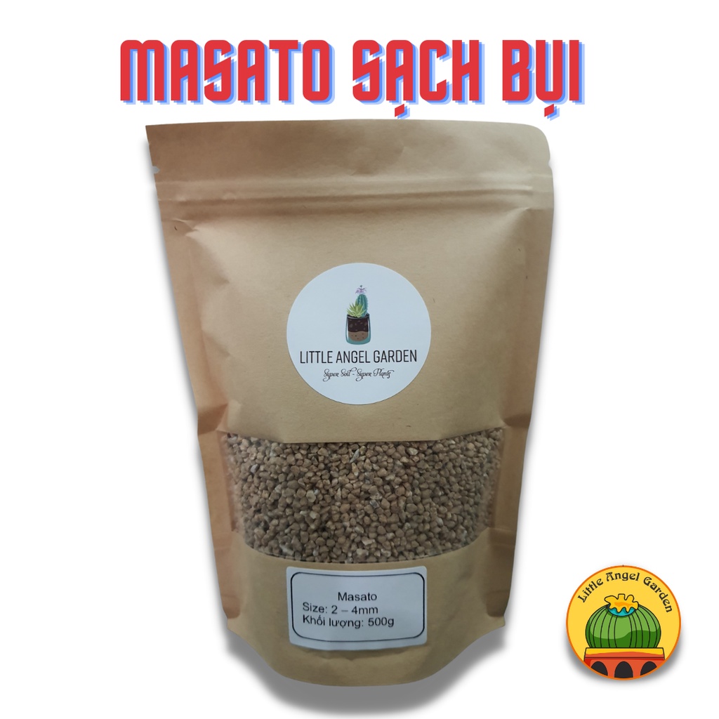 Đá khoáng Masato sạch bụi| Size 2-4 và 3-6mm| Rải mặt trộn giá thể sen đá, xương rồng