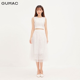 Chân váy nữ xòe lưới VA1206 GUMAC