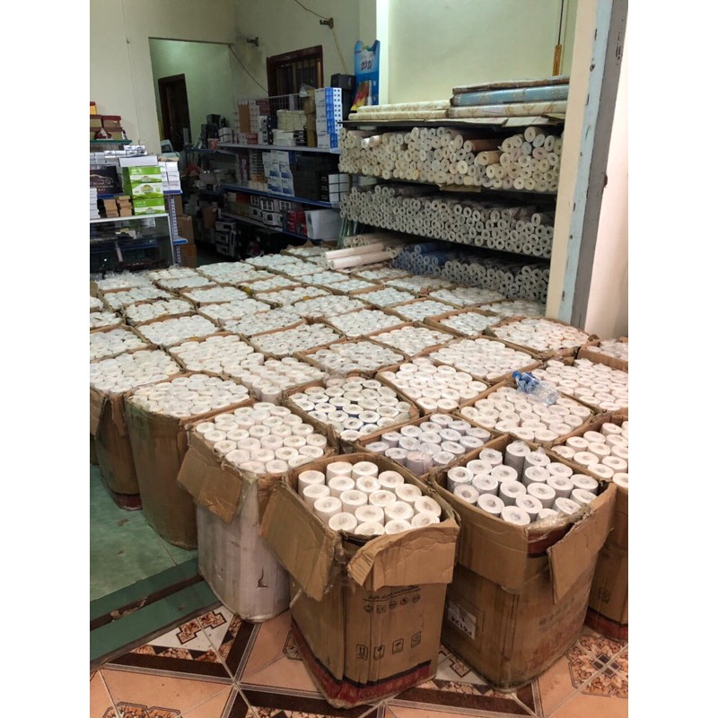 Thô lụa dán tường khổ 53cm*10 mét dán ngoài vân nổi có kim tuyến | BigBuy360 - bigbuy360.vn