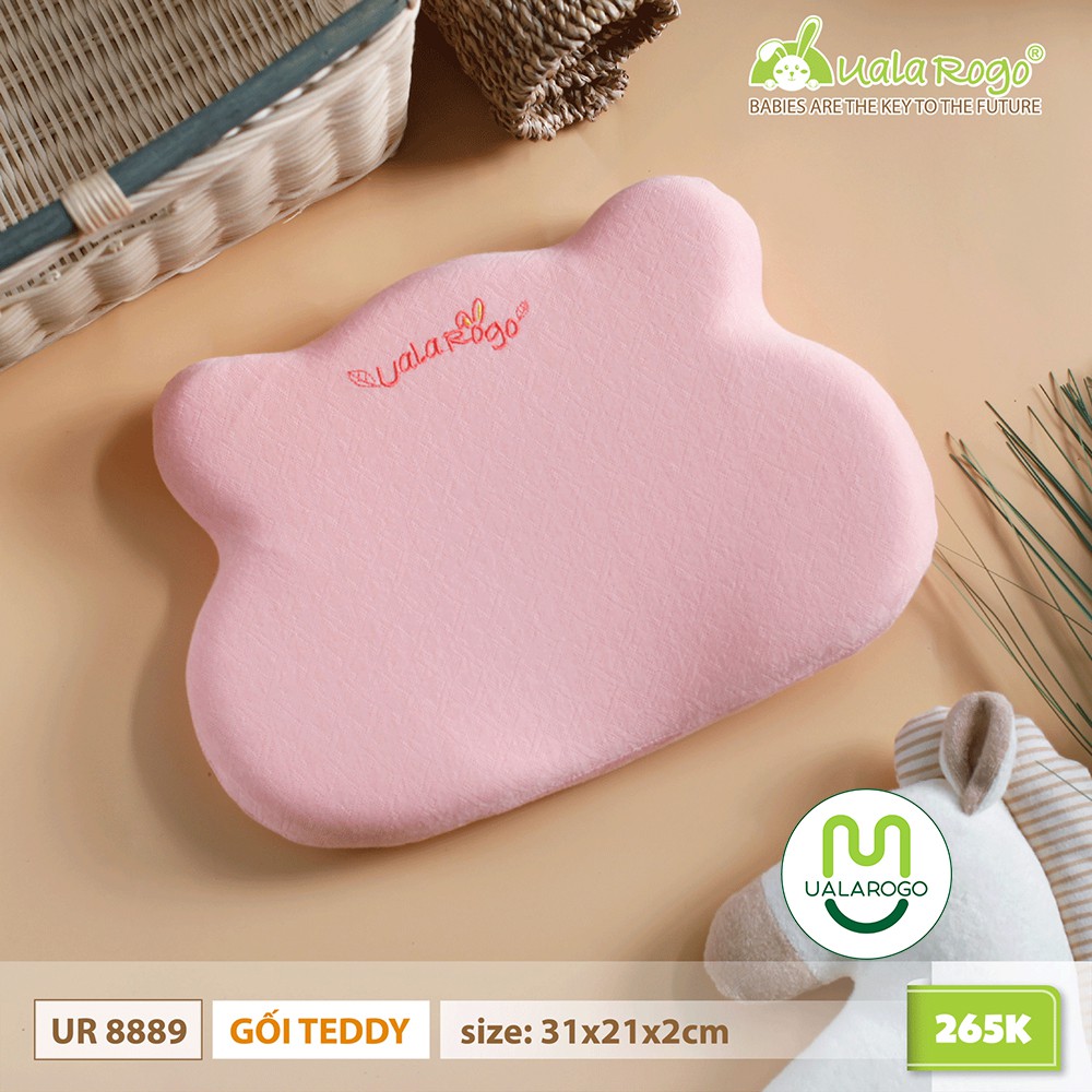 Gối Teddy UALAROGO chống méo đầu UR8889