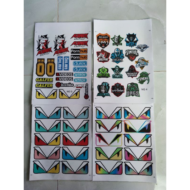 Sticker dán xe máy