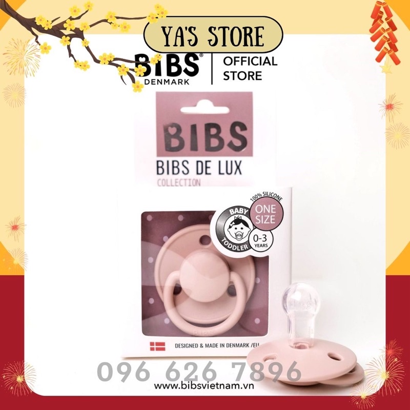 Ti Giả Bibs TRÒN SILICON  Giúp Bé Dễ Đi Vào Giấc Ngủ - Nhập Khẩu Đan Mạch 0-36 Tháng