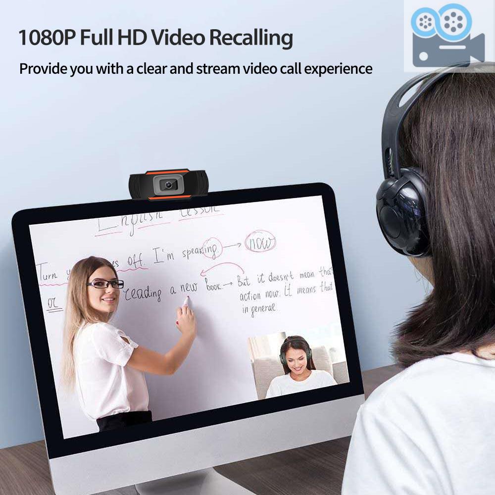 Webcam 1080p Tích Hợp Micro Giảm Tiếng Ồn Cho Laptop / Máy Tính Để Bàn | BigBuy360 - bigbuy360.vn