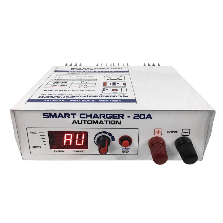 Nạp ắc quy thông minh khử sunfat cho bình 6v và 12v có dung lượng từ 7ah đến 200ah
