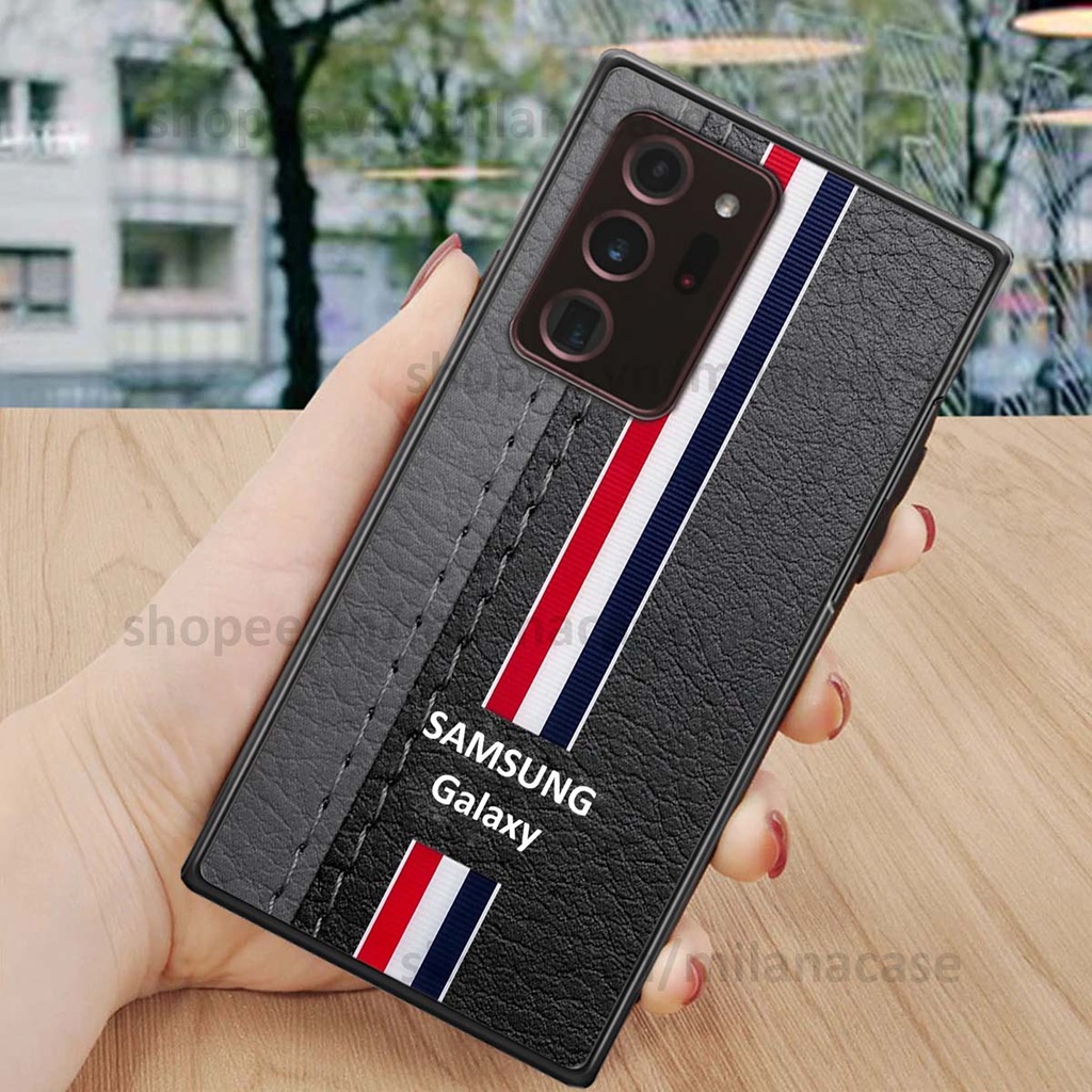 Ốp Samsung Note 20 Ultra in giả da phong cách thể thao, cá tính, thời trang