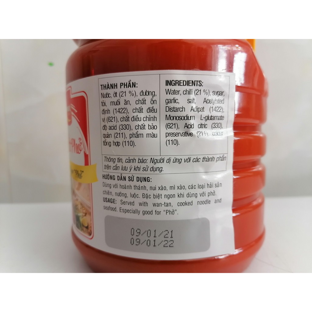 [2.1 Kg – Phở] Tương ớt [VN] CHOLIMEX Chili Sauce for “Phở” (choli-hk)