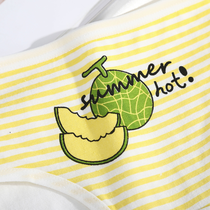 Quần lót Levao chất cotton họa tiết trái cây xinh xắn cho nữ