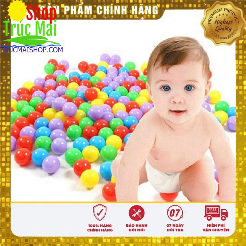 100 BÓNG NHỰA MỀM CHO BÉ . Hàng Việt Nam