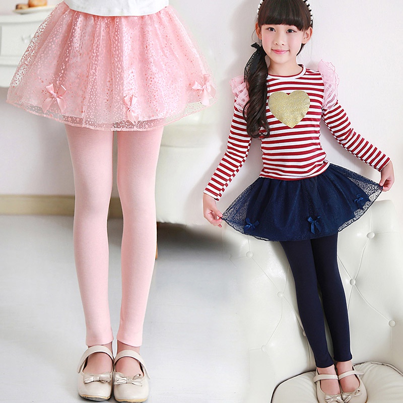 Váy liền quần leggin công chúa bé gái từ 2 - 12 tuổi