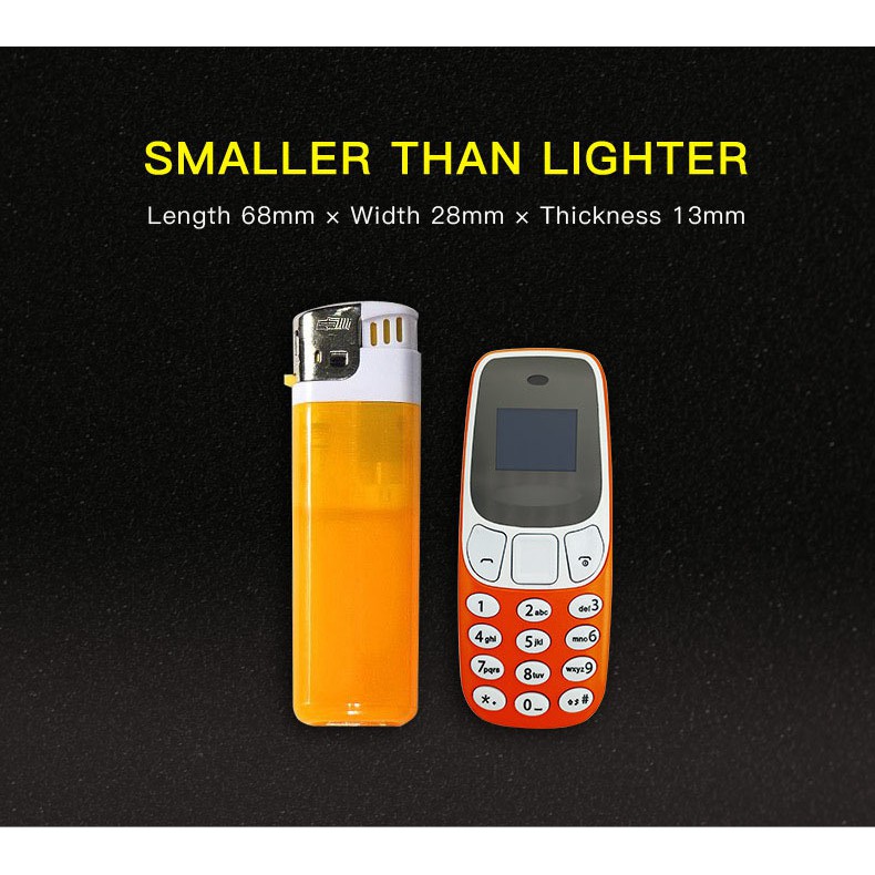 Điện Thoại Mini 3310 Siêu Nhỏ, 2 sim 2 sóng, âm thanh cực to, có thể kết nối SmartPhone - Pin trâu