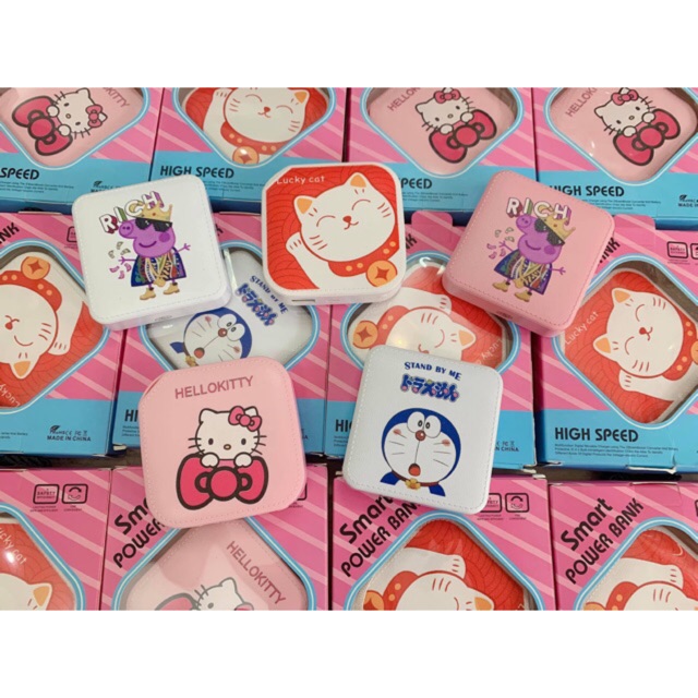 Pin Sạc Dự Phòng Mèo Cute 8000mAh