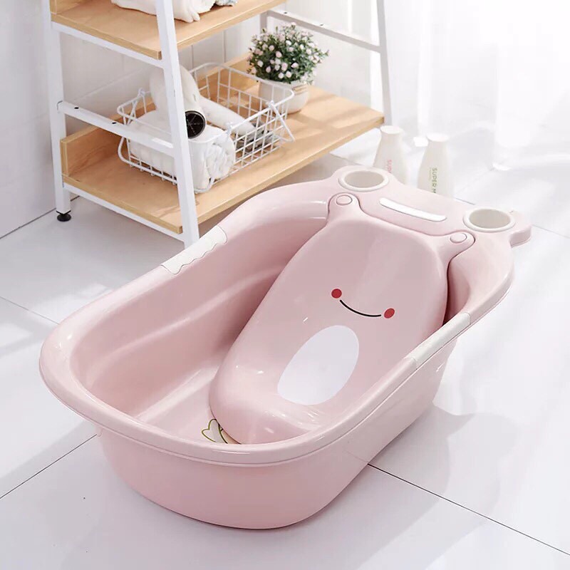 [Haobaby Shop] Chậu thau tắm ếch cao cấp cho cho em bé, trẻ em sơ sinh