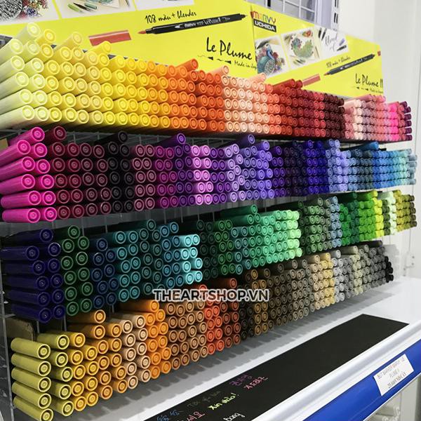 (P6) Bút brush marker Marvy Le Plume II
