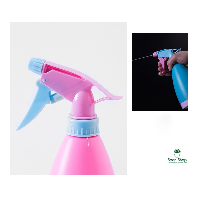 Bình xịt cây cảnh phong cách Hàn Quốc 500ml trong salon, chăm sóc thú cưng, làm vườn, vệ sinh,... soen shop