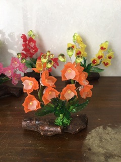 Chậu hoa mini cao 12cm ngang 10cm