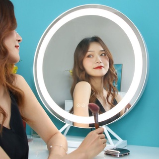 Gương để bàn trang điểm - có đèn led - (ảnh thật ảnh cuối)