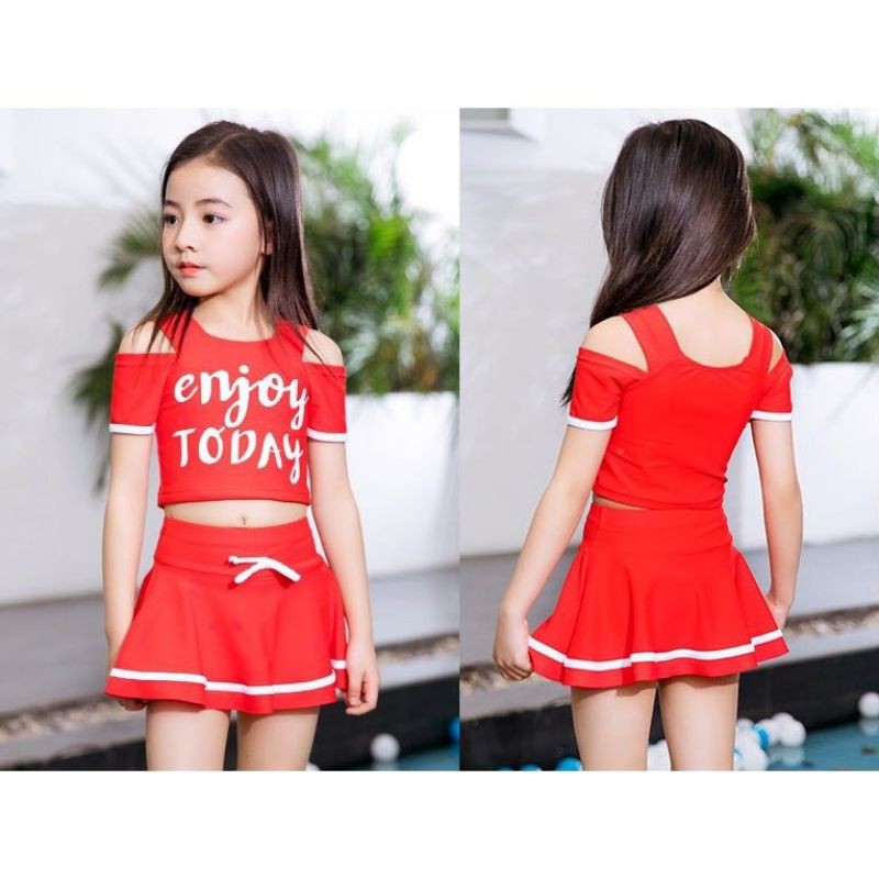 Bộ bơi bé gái sành điệu