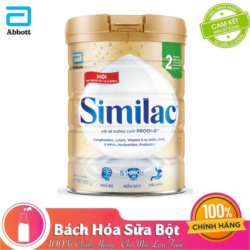 Sữa Bột Similac IQ 5HMOs số 1/2/3/4 - Lon 900g