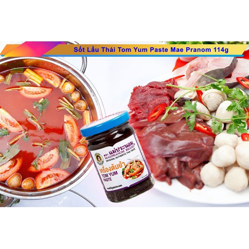 ☑️ Sốt lẩu Thái Tom Yum Paste Mae Pranom 114g ☑️