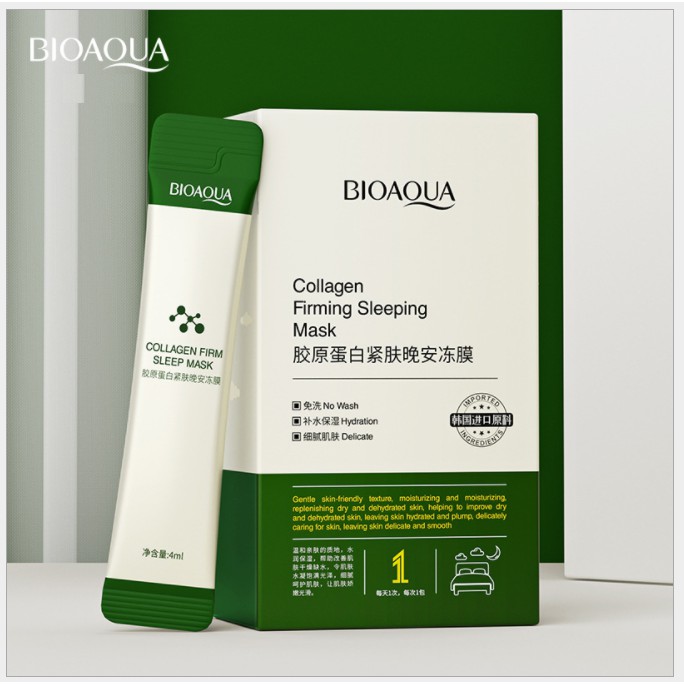 Lẻ 1 Gói Mask Collagen Bioaqua Nâng Cơ, Căng Bóng, Bổ Sung Collagen Cấp Nước Dưỡng Ẩm