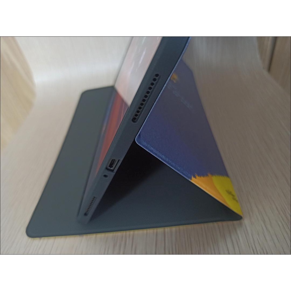 Bao Da Máy Tính Bảng PU Viền Silicon Dẻo In Hình Hoàng Tử Mèo/ Phi Hành Gia Chống Rơi Cho Xiaomi Pad 5 Pro 11 Inch Ốp